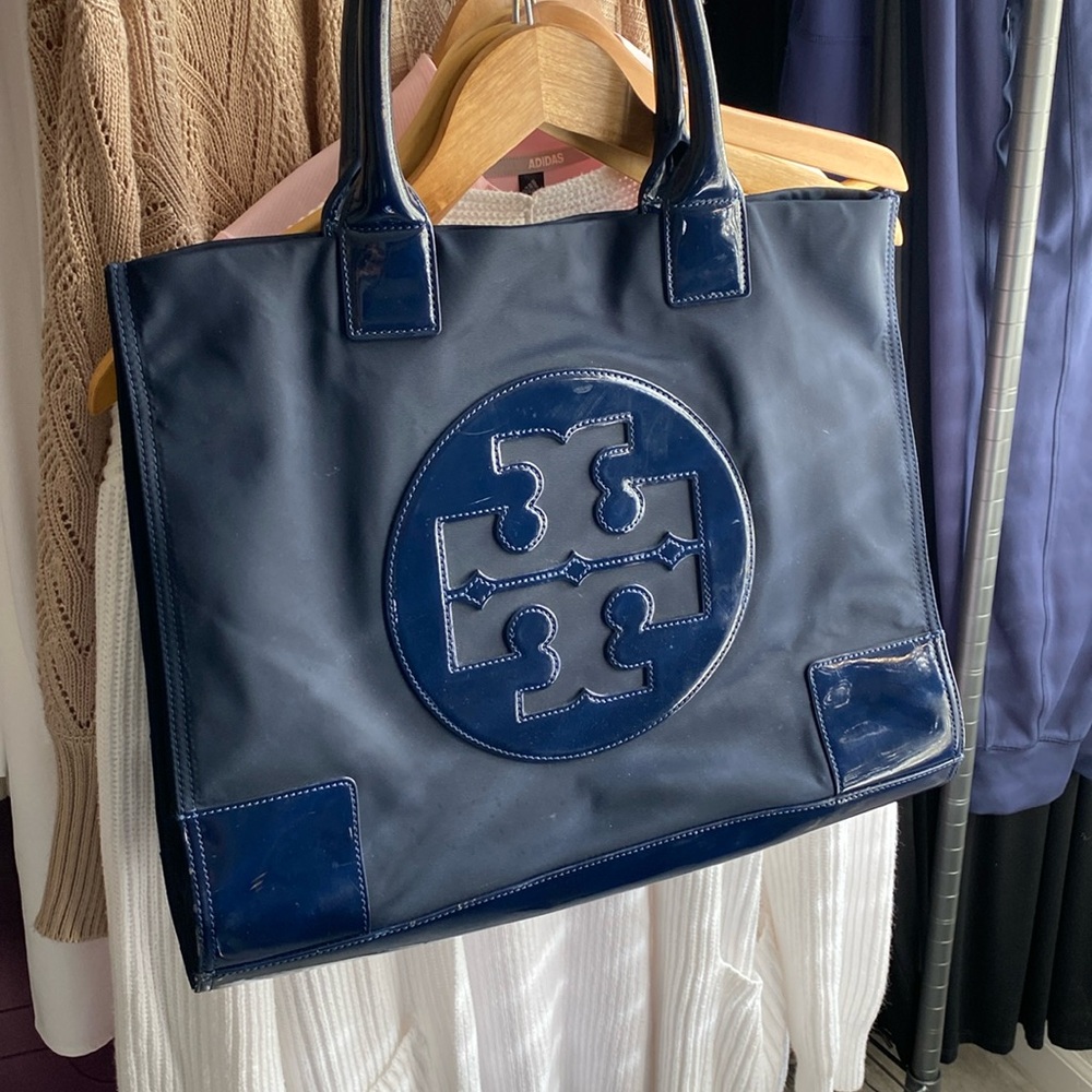 Navy Tory Burch Handbag